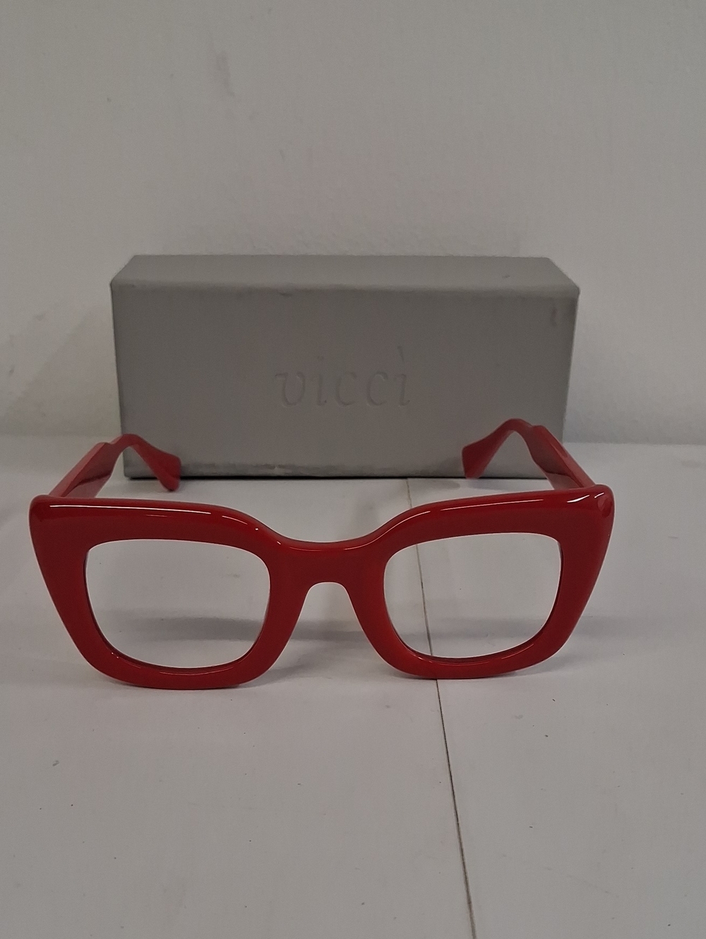 Womens Rxable Vicci 1182 RED Arrive Like An Icon Eyeglass Frames